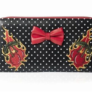 Cherry Flames Rockabilly / Pin up Wallet